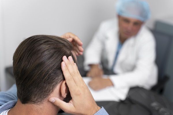 Paciente conversa sobre el precio injerto capilar en mejor clinica injerto capilar Madrid